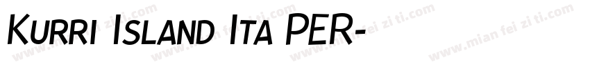 Kurri Island Ita PER字体转换